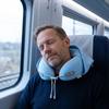 Ice Silk Hooded Neck Pillow Soft U-Shaped Pillow 360° Full Support Travel  Pillow  Airplane