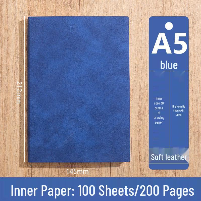 Custom Logo A5 High-End Office Notebook with Premium Cover and Inner Pages