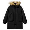 Winter Big Pocket Fur Collar Hooded Down Jacket Thickened 90 Down Hem Removable Thickened High Quality Men