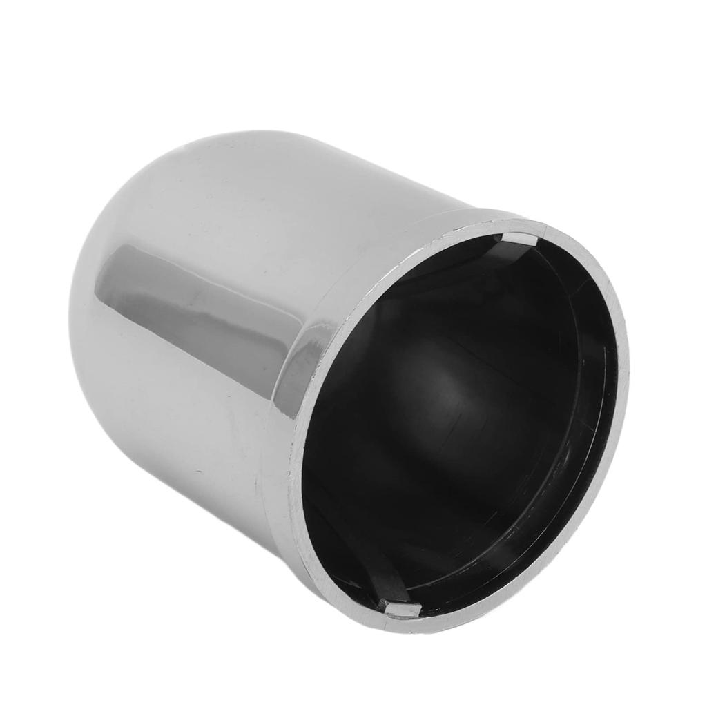 Qiilu Trailer Hitch Ball Cover Trailer Ball Coupler Head Cap Chrome Plated Protective Cover