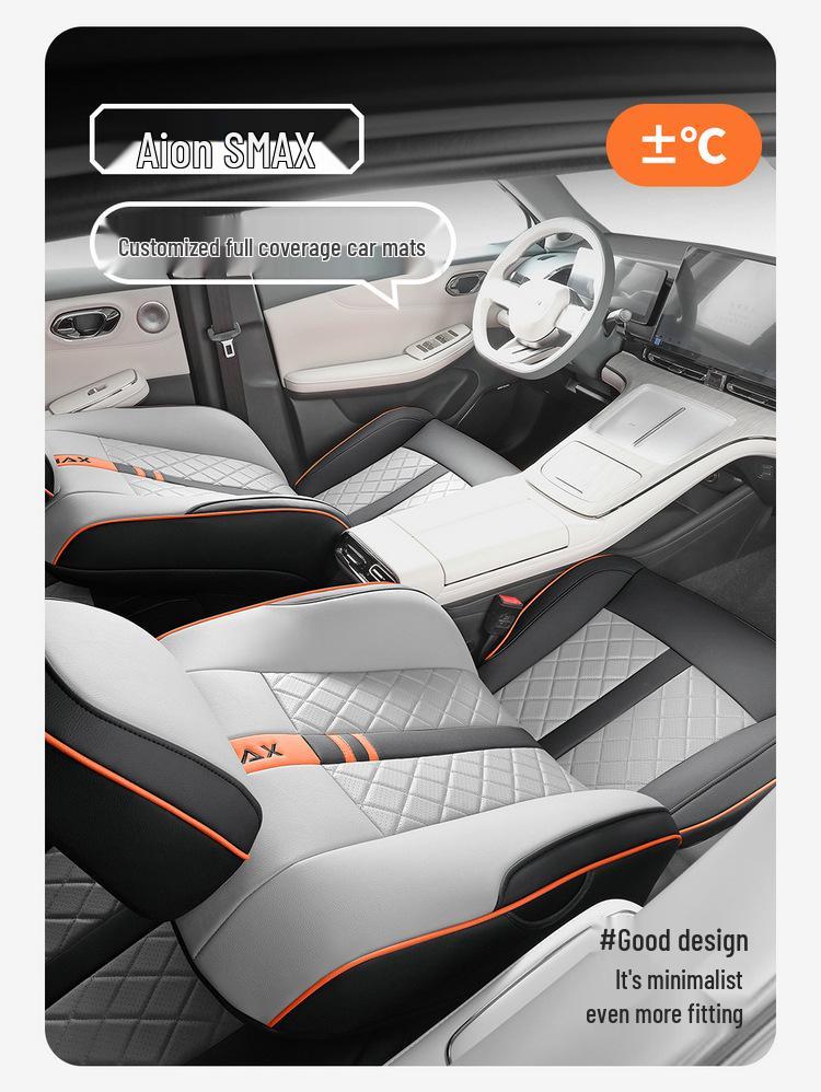 Universal Full Leather Car Seat Cushion for Aion SMAX - All-Season Comfort