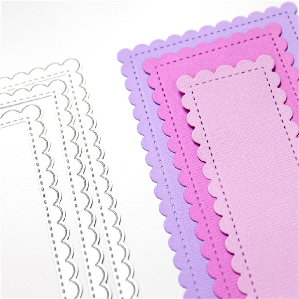 Layered Lace Cutting Dies Metal Embossing Stencils for Card Making Scrapbooking Album Carbon Steel Die Cut Templates