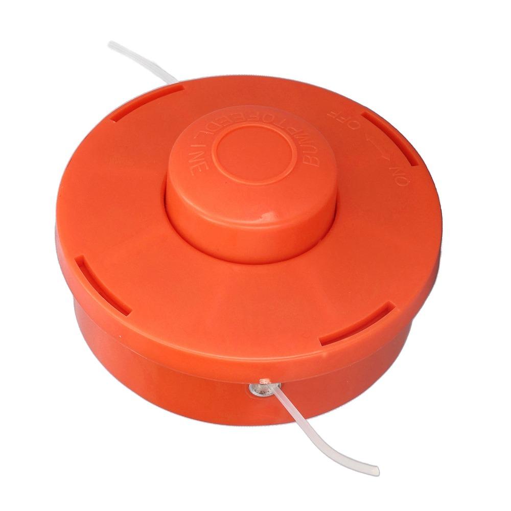 Plastic Weed Eater Head Orange Grass Trimmer Head Durable Brush Cutter Head