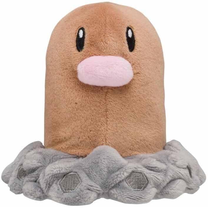 Pokemon Center Original Plush Toy Pokemon fit Digda