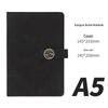 Personalized Soft Leather Diary with Buckle - Elegant Business Gift Notebook