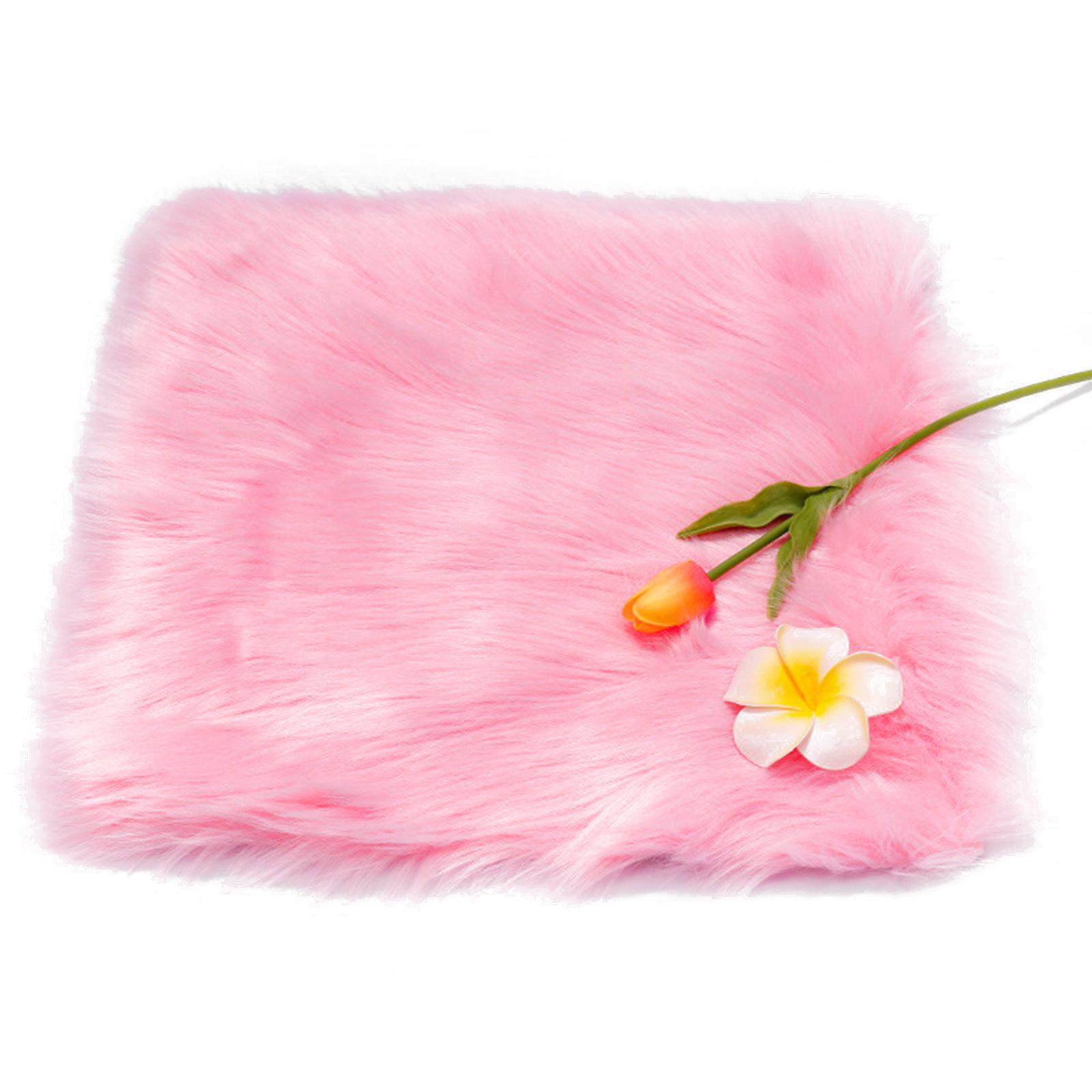 

Коврик-фон для ногтей Плюшевый коврик для ногтей Декоративный коврик-фон Практичная подставка для ногтей Коврик для маникюрной экспозиции 40x40 см для фото розовый