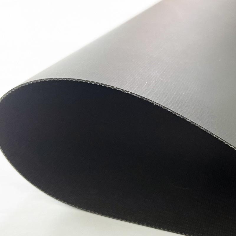 Customized Wear-resistant Non-slip Black Matte PVC Conveyor Belt for Medical and Food Industries