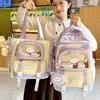 Schoolbag Children Elementary School Girl Junior High School Student Cartoon High Value Ins Pain Bag Backpack