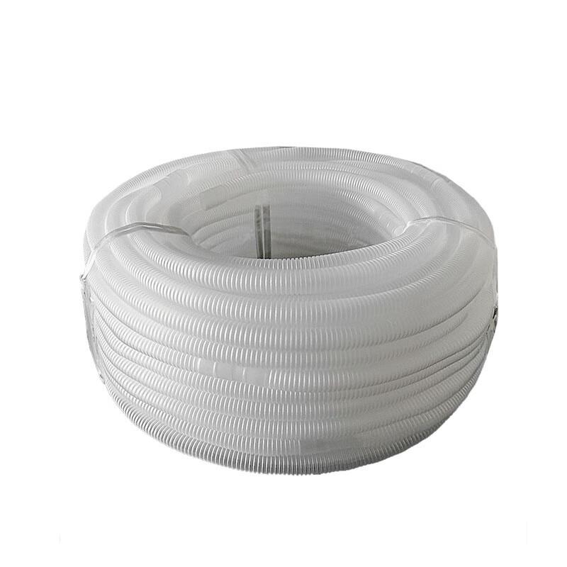 White PVC Flexible Corrugated Electrical Conduit