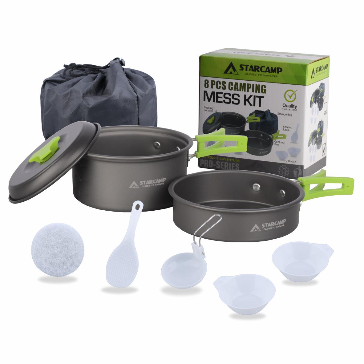 STARCAMP Outdoor Camping Cookware & Cutlery Set