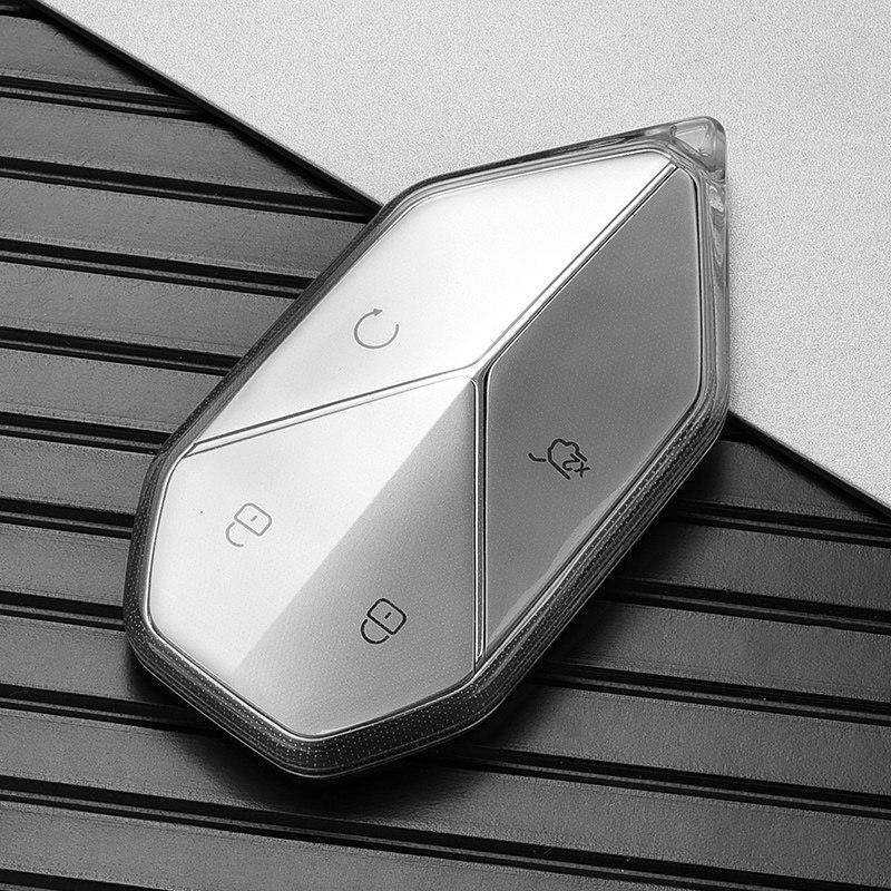 BYD Fangchengbao Leopard Series Titanium Key Fob Shell: Compatible with Leopard 3, 5, 7, and 8 Models