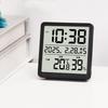 New LCD Digital Alarm Clock Screen Ultra Thin Temperature Hygrometer Design Magnetic Desk Wall Decoration Clocks