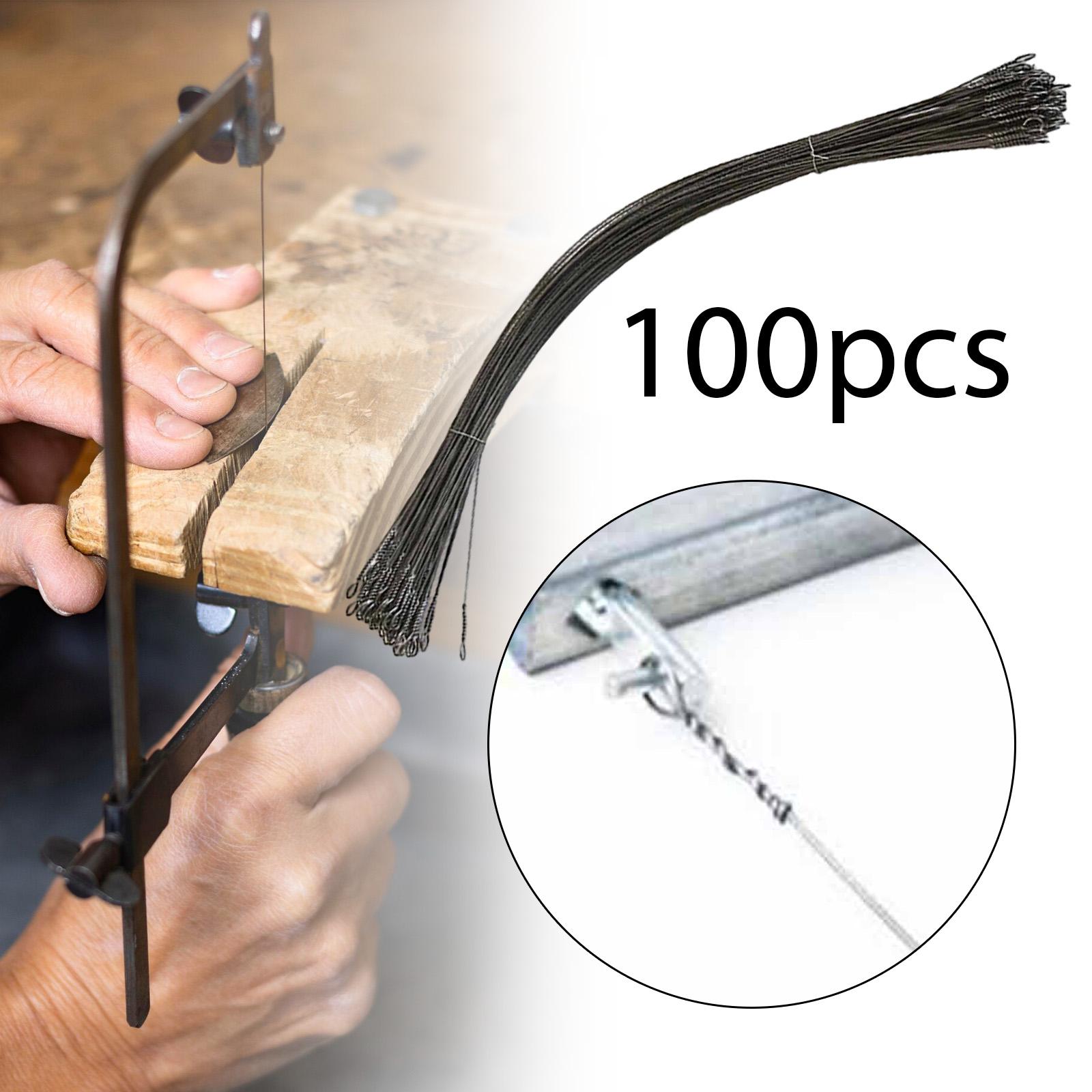 

100Pcs Jewelers Saw Professional Woodworkers Jewelers Tooth Saw 30cm