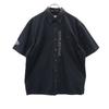 Harley Davidson Back Print Short Sleeve Button Down Shirt L Black Series Men's Used