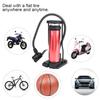  Bike Pump Portable   Motorcycle Foot Pumps Aluminum Alloy (Black)