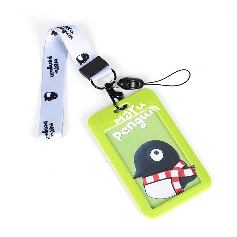 Retractable Lanyard Card Holder with Sliding Cover for ID Badges