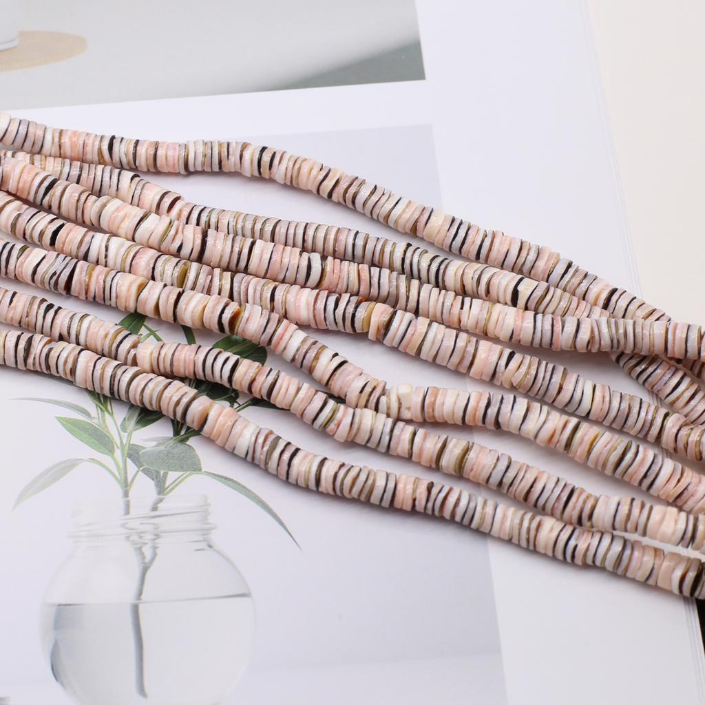 Shell Spacer Beads Natural Freshwater Shell Isolation Beads 6mm For Jewelry Making DIY Necklace Bracelet Earrings Accessory