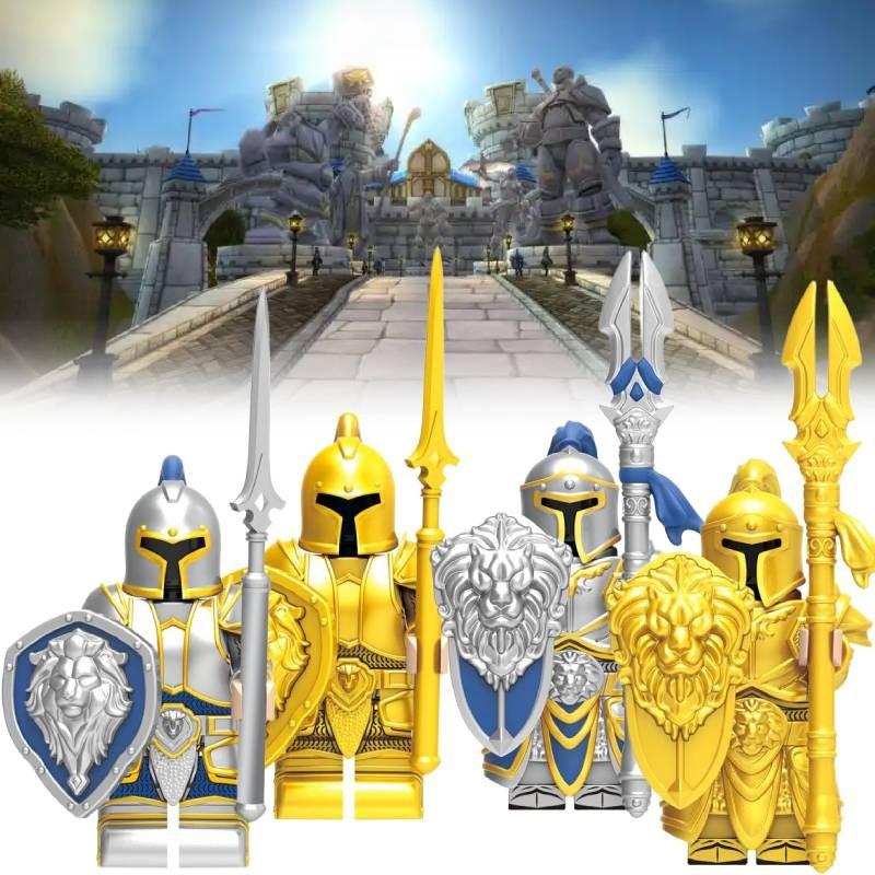 World Warcraft Of Stormwind City Guard Building Block Toys Kids Early Education