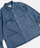 ESPIONAGE Denim Coverall Shirt Jacket Washed Indigo