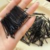 Metal U-Shaped Bobby Pin 500g U-Shaped Hairpins Black Wave Barrettes  Women