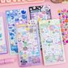 Fun Fashion 3D Relief Stickers Creative Cartoon Animals Cute Aesthetic Stickers Diy Phone Case Journal Decoration Stickers