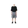 Y-3 Solid Color Waistband Loose Straight Shorts Unisex shorts Gray HZ8858