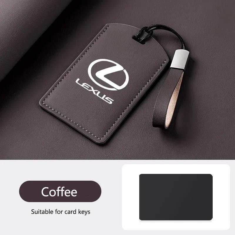 Leather Car Card Remote Control Key Case Cover Protect Holder Shell For Lexus F Sport ES LM GS IS NX RX LX LS RX300 Accessories