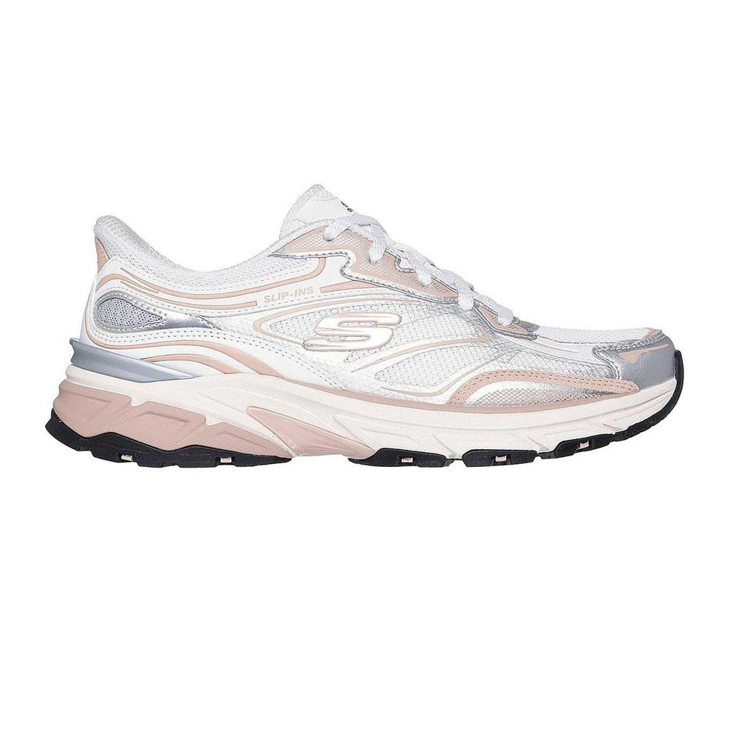 Skechers Womens/Ladies Stamina Metallic Detail Leather Trainers