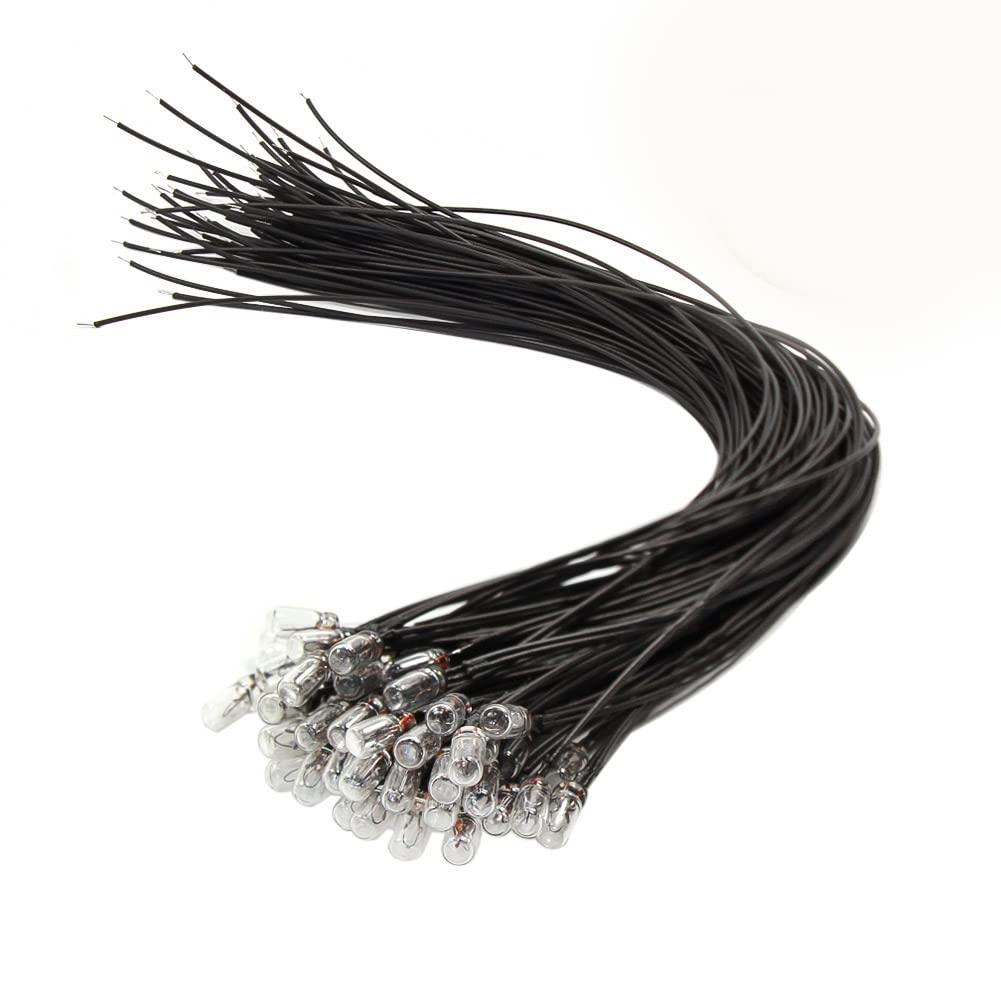 

Pack of 50 4mm 12V 70mA Wheat with for Diorama Model and More Bulbs, Compact, Wiring, Lighting, Trains, Railways, Buildings, (GPW05W-50JP)