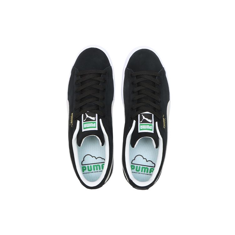 Puma Suede Casual Low-Top Sneakers Unisex Sneakers Black White 380706-01