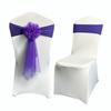 Stretch Chair Bow Tie Ready Made Spandex Stretch Cover Elegant Chair Sashes  Banquet Setting