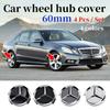 ELM5   For Benz New 4pcs 60mm Car wheel Hub Cap Emblem badge for Mercedes Benz C180 E300 GLC W163 W166 W167 W204 W205 W212 W213 X253 W1
