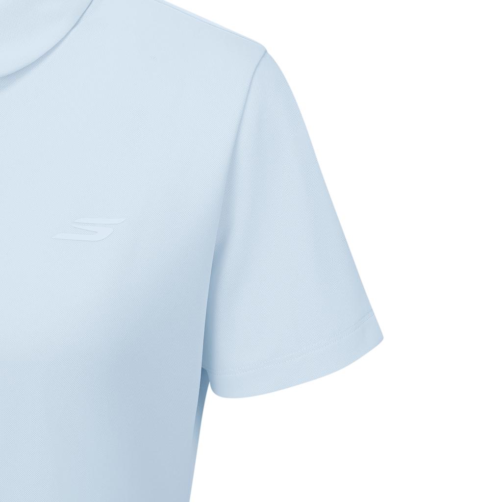 Skechers Comfortable Solid Color Polo Shirt Women tops P226W323-026P