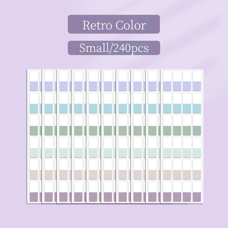 

Наклейки с индексом Morandi, наклейки для заметок, маркерная бумага, красочные флуоресцентные закладки