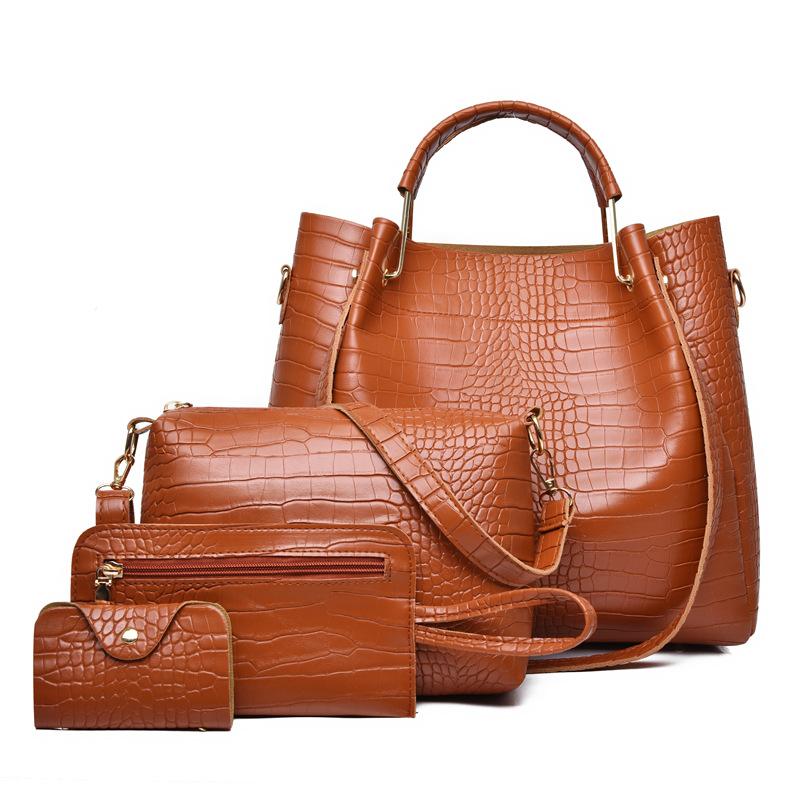 Set of Four Large-capacity Shoulder Crossbody Handbags for Women