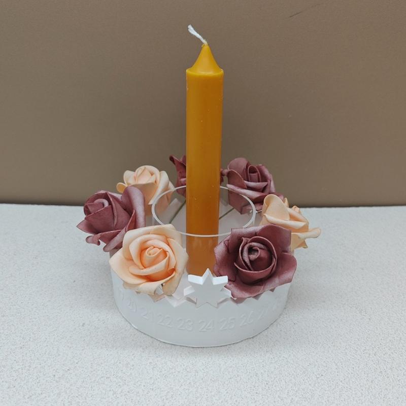 Practical Sturdy Silicone Craft Molds Home Accessory for Calendar Candle Holders Easy Release Daily Decoration