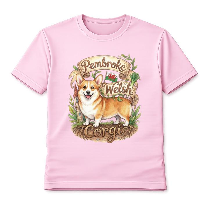 Pembroke Welsh Corgi T-Shirt Unisex Cute Dog Breed Graphic Animal Tee S