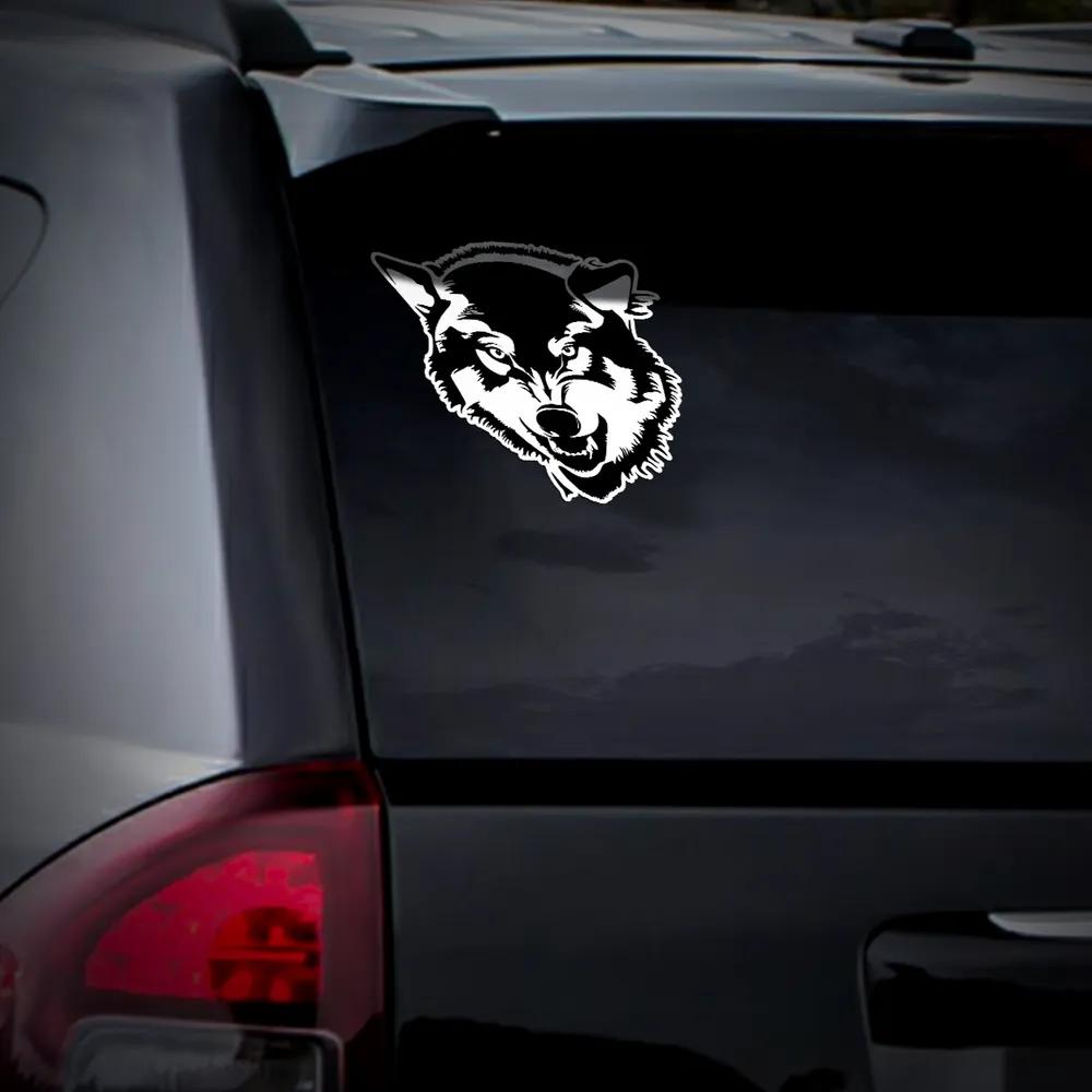Autoaufkleber Wolf Lächeln Wasserdicht Outdoor Auto Stoßstange Fenster Notebook Computer Dekoration Auto Zubehör JM94