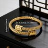 Atoztide New Open Bangle Bracelets for Women Stainless Steel Gold Color Adjustable Star Heart Bracelet Accessories Jewelry Gift
