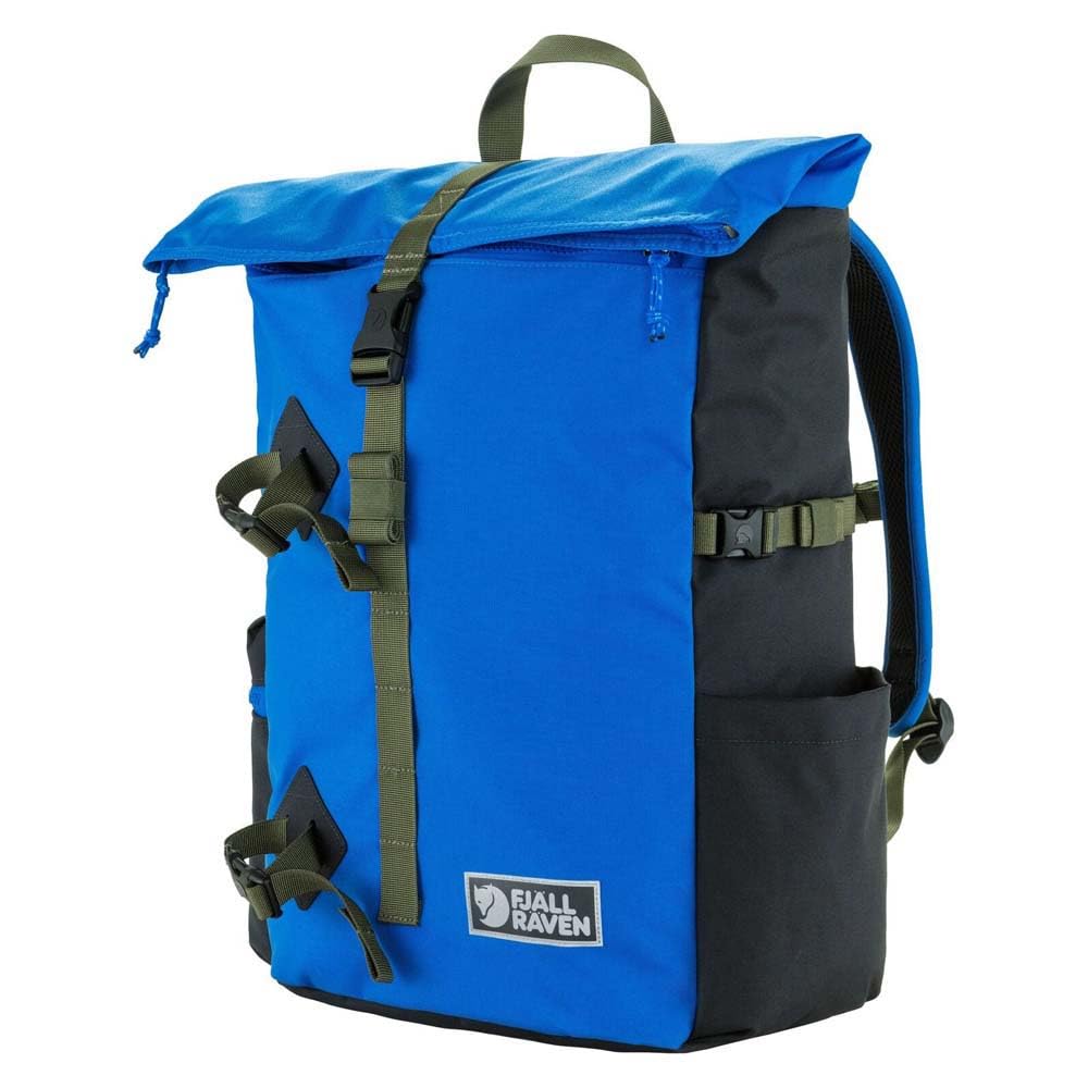 Fjällräven Vardag Foldsack 25 Backpack, Adjustable Capacity, Large Opening, 23200332, Unisex, UN Blue-Cole Black