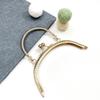 Purse Frame DIY Craft Semicircle Kiss Clasp Lock Coin Bag Semicircular Arched Shape Clutch Frame Purse Bag Purse Making