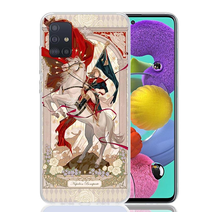 Napoleon Bonaparte For Samsung Galaxy A52S A42 A32 A22 A12 A02S A51 A50S Phone Case A41 A31 A21S A30S A20S A20E A70 A71 A40 A10S