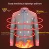 Shanshan Men's Goose Down Warm Shirt