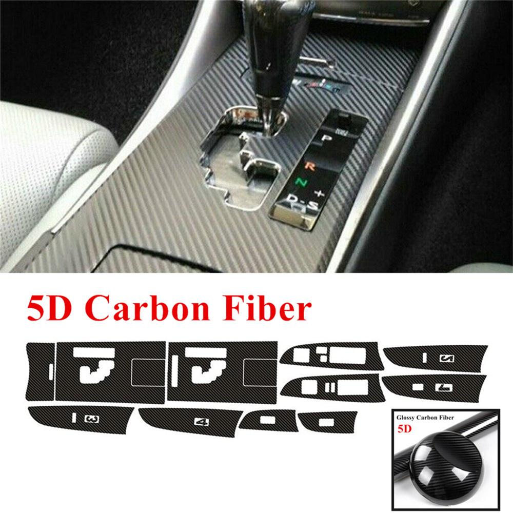 Interior Panel Cover Trim Glossy Carbon Fiber For Lexus Is250 300 350 2006-2012