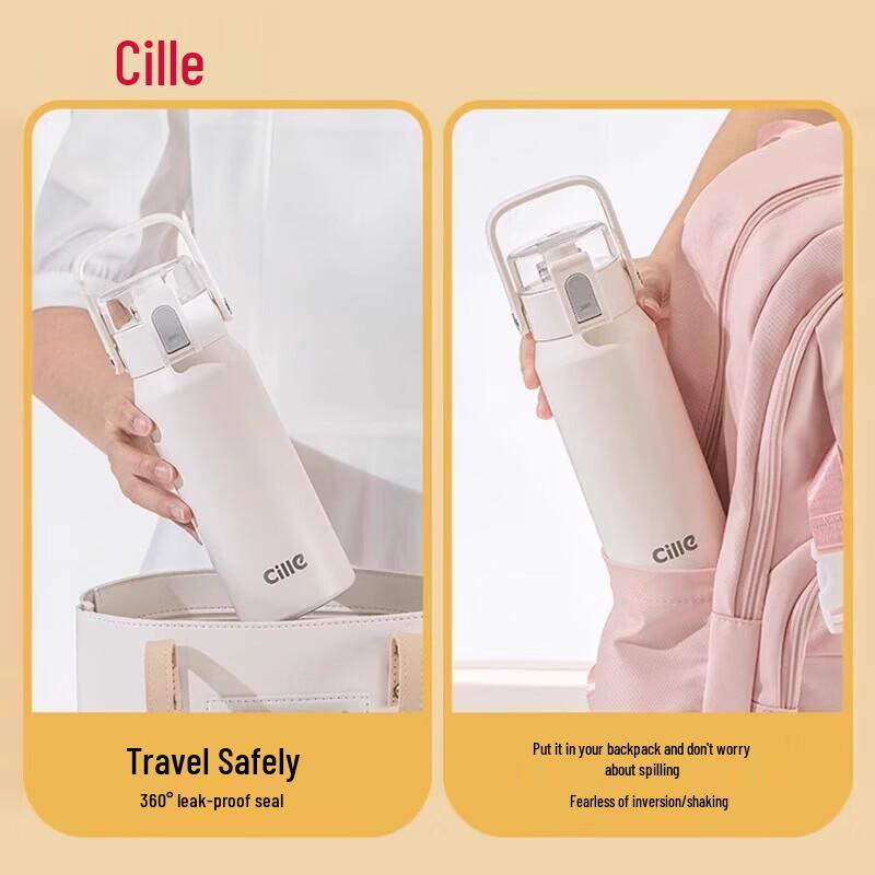 Cille 316 Stainless Steel Insulated Water Bottle with Tea Infuser