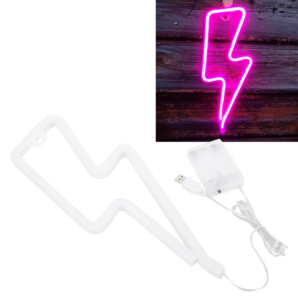 Mini LED Neon Light USB Powered Battery Decorative Lamp for Home Party Bar Dormitory Decoration