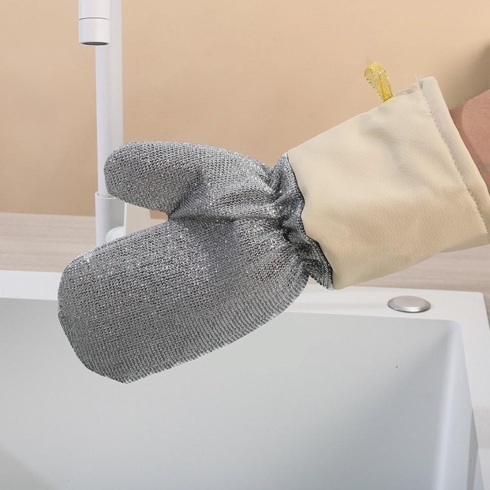2 Pairs Thickened Dish Washing Gloves Waterproof Housekeeping Gloves Kitchen Cleaning