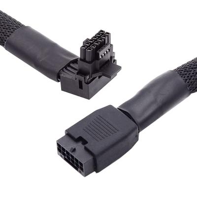 Cablecc 12 VHPWR ATX Power Modularization Cable Male and Female Extend At 90 Degree Suitable for 3080 3090 TIPSU 16 Pin Graphics Card 3.0 PCI-E 5.0