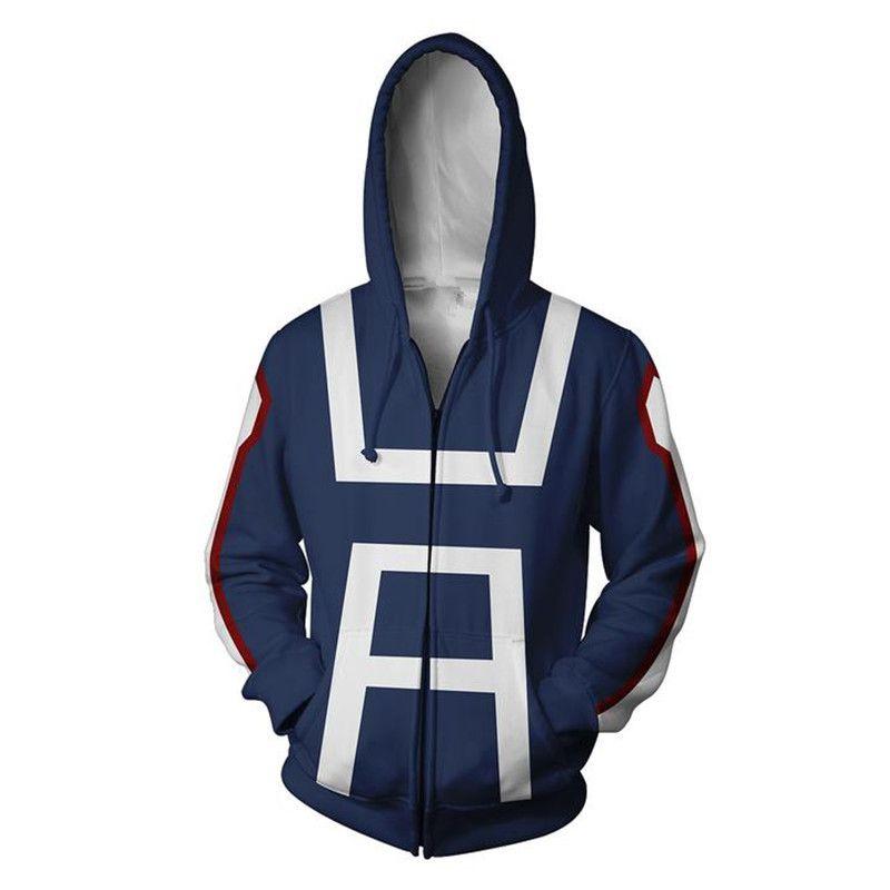 Luxurious My Hero Academia Sweatshirt Zipper Hoodie With Timeless Classic Design