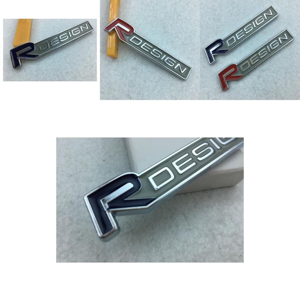 Emblemă Metalică Premium 3d R Design Rdesign Letter Autocolant Auto Pentru Volvo Xc60 X